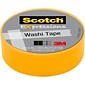 Scotch® Expressions Washi Tape, 0.59" x 10.91 yds., Yellow (C314-YEL)