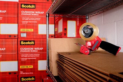 Scotch® Lightweight Shipping Packing Tape, 1.88" x 54.6 yds., Clear, 6 Rolls (3350-6)