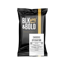 BLK & Bold Smoove Operator Caramel/Toffee/Creamy Coffee Frac Pack, Dark Roast, 2.25 oz., 42/Carton (