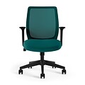 Union & Scale™ Essentials Ergonomic Fabric Swivel Task Chair, Teal (UN60410)