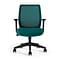 Staples® Essentials Ergonomic Fabric Swivel Task Chair, Teal (UN60410)