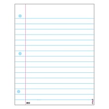 Trend Enterprises Notebook Paper Wipe Off Chart, 22 x 28, 15/Bundle (T-1095)