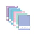 Better Office 1-Subject Notebooks, 8 x 10.5, College Ruled, 70 Sheets, 6/Pack (25726-6PK)