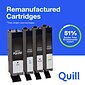 Quill Brand® Remanufactured Yellow High Yield Ink Cartridge Replacement for Brother LC203XL (LC203YS) (Lifetime Warranty)
