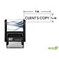 Custom 2000 Plus® PrintPro™ 10 Self-Inking Stamp, 5/16" x 1", Client’s Copy