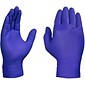 Ammex Professional Series Powder Free Nitrile Exam Gloves, Latex-Free, Large, Indigo, 100/Box, 10/Carton (AINPF46100-CC)