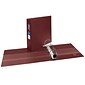 Avery Heavy Duty 3" 3-Ring Non-View Binders, D-Ring, Maroon (79-363)