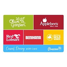 $10 Prezzee Casual Dining eGift Card - 5 Top Brands