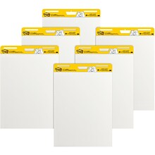 Post-it Super Sticky Easel Pad, 25 x 30, 30 Sheets/Pad, 6 Pads/Pack (559-VAD-6PK)