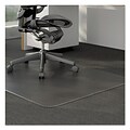 Alera® Carpet Chair Mat, 46 x 60, Low Pile, Clear Vinyl (CM12443FALEPL)