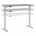 Bush Business Furniture Move 40 Series 60W Electric Height Adjustable Standing Desk, Platinum Gray/