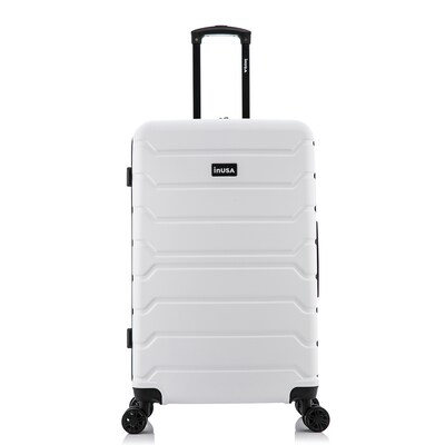 InUSA Trend 29.17 Hardside Suitcase, 4-Wheeled Spinner, White (IUTRE00L-WHI)