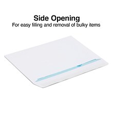 Staples® Wove Side-Opening QuickStrip Booklet Envelopes, 6 x 9, White, 250/Box