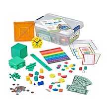 hand2mind Math Tools Resource Kit for Grades 2-3, Manipulative, Assorted Colors (95876)