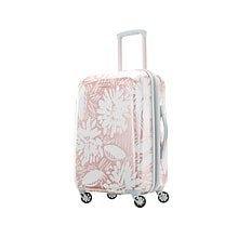 American Tourister Moonlight Plastic Hardside Luggage, Ascending Gardens Rose Gold (92504-5996)