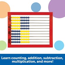 Learning Resources 2-Color Desktop Abacus, Math Concepts (LER4335)