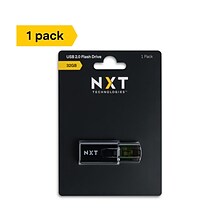 NXT Technologies™ 32GB USB 2.0 Type A Flash Drive, Black (NX61109)