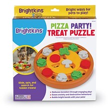 Brightkins Pizza Party! Treat Puzzle, Multicolored, 4 Pieces (LER9403)