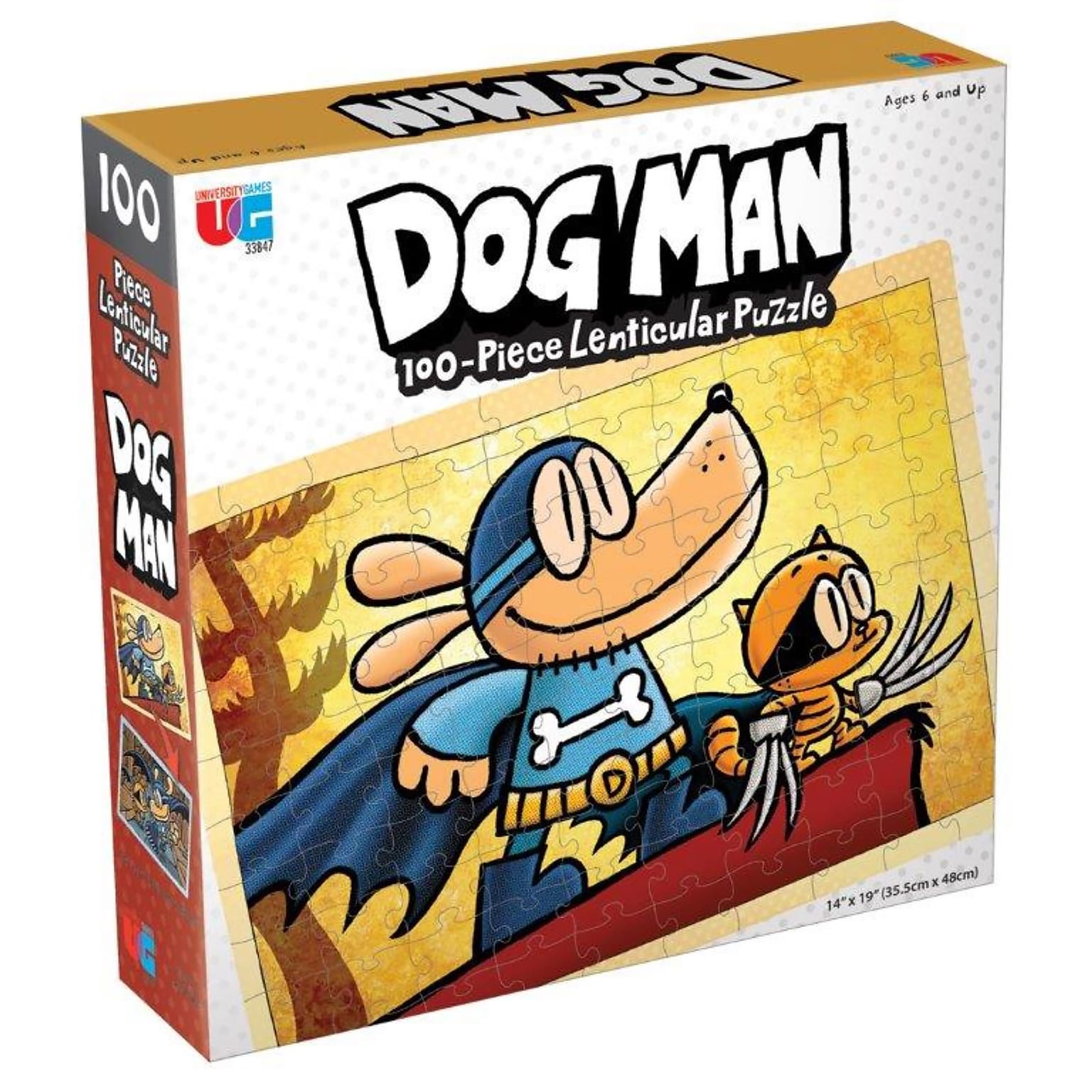 University Games Dog Man Adventures Puzzle, 100-Piece Jigsaw (UG-33847)