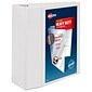 Avery Heavy Duty 5" 3-Ring View Binders, One Touch EZD Ring, White (79-106/79-706)