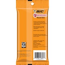 BIC Prevaguard Round Stic Ballpoint Pen, Medium Point, Black Ink, 8/Pack (GSAMP81-BLK)