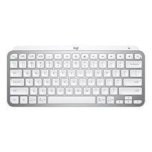 Logitech MX Keys Mini Wireless Ergonomic Keyboard, Pale Gray (920-010473)