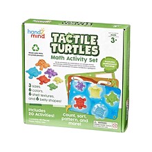 hand2mind Tactile Turtles Math Activity Set, Assorted Colors (95328)