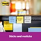Post-it Super Sticky Notes, 3" x 3", New York Collection, 100 Sheet/Pad, 5 Pads/Pack (654-5SSNY)