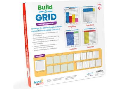 hand2mind Build-a-Grid Magnetic Demonstration Grid (92426)