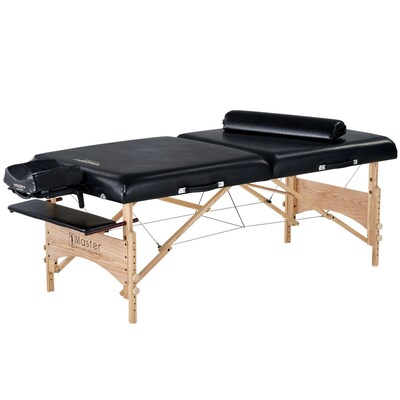 Master Massage Gibraltar LX 32" Black Portable Massage Table (22274)