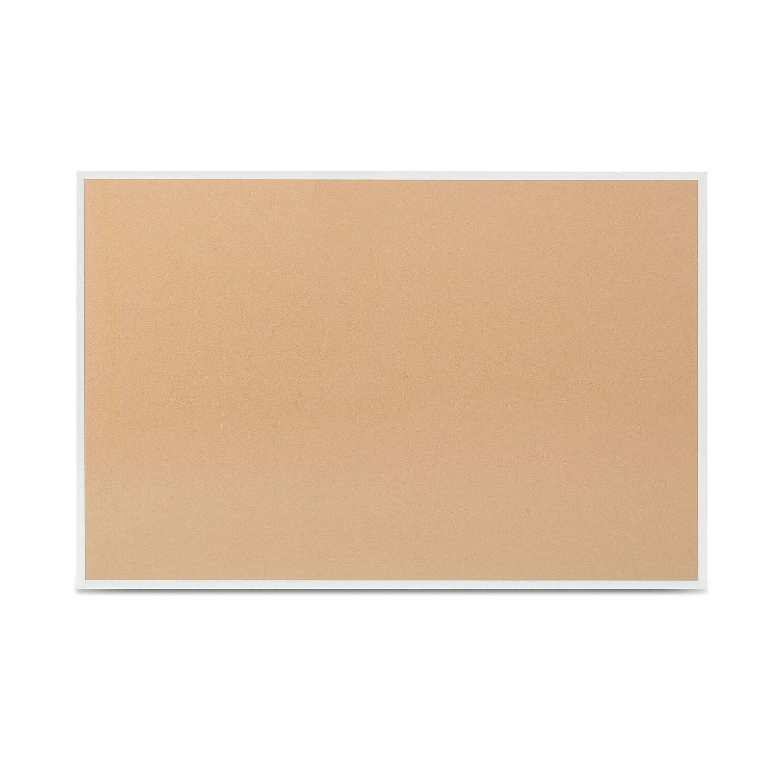 Quill Brand® Standard Durable Cork Bulletin Board, Aluminum Frame, 6W x 4H (28317-CC)