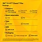 3M E-A-R Classic Plus Earplugs, Uncorded, Pillow Pack, 200 Pairs/Case (310-1101)