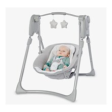 Graco Slim Spaces Compact Baby Swing, Reign (2156182)