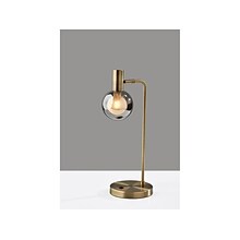 Adesso Starling LED Desk Lamp, 17.5, Antique Brass (3933-21)