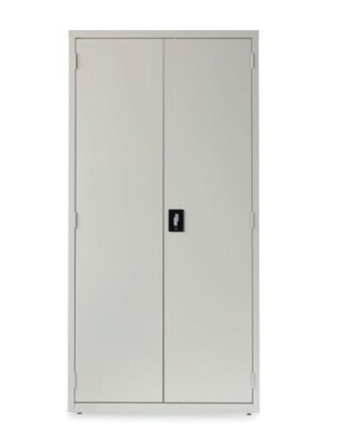 OIF 72H Steel Storage Cabinet with 5 Shelves, Light Gray (CM7218LG)