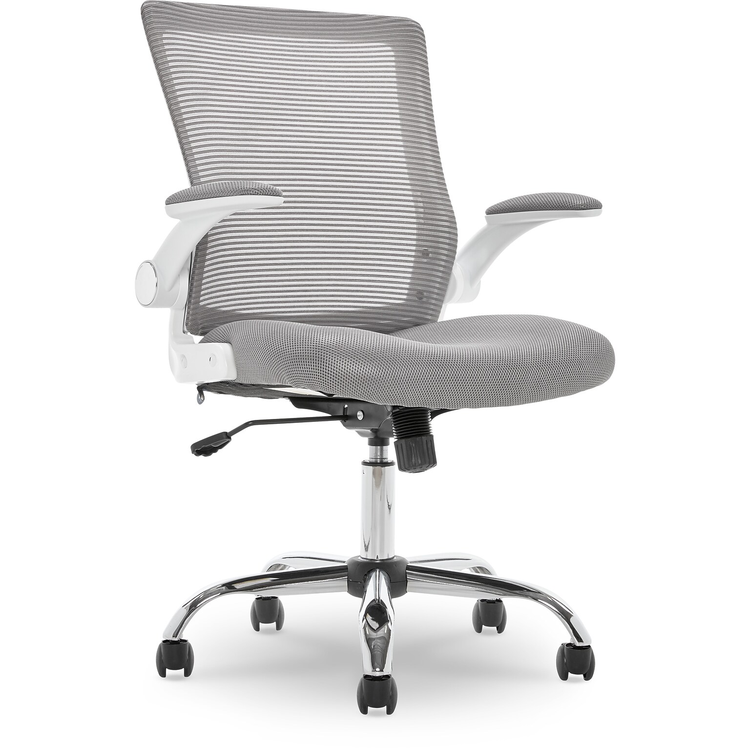 Serta Works Creativity Mesh Back Polyester Computer and Desk Chair, Gray (CHR10023B)