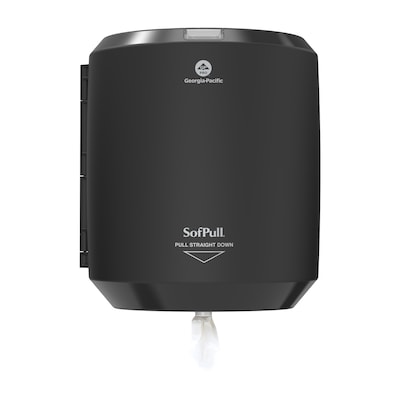 SofPull Centerpull Paper Towel Dispenser, Black (58204B)