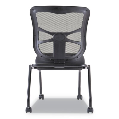 Alera® Elusion Series Armless Fabric Computer and Desk Chair, Black (ALEEL4915)