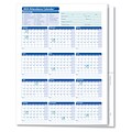 ComplyRight 2024 Attendance Calendar File Folder, White, Pack of 25 (A3050)
