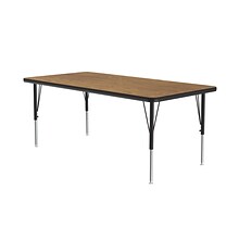 Correll Thermal Fused Activity Table Rectangular Classroom & Kids Activity Table, Height Adjustable