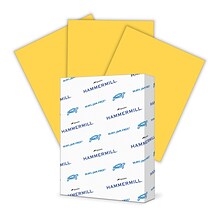 Hammermill Colors Multipurpose Paper, 20 lbs., 8.5 x 11, Goldenrod, 500 Sheets/Ream (10316-8)