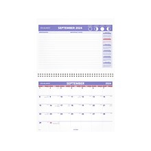 2024-2025 AT-A-GLANCE 11 x 8 Academic Monthly Desk or Wall Calendar, Purple/Red (SK16-16-25)