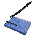 United 15.4 Guillotine Paper Cutter, 15 Sheet Capacity, Blue (T15)