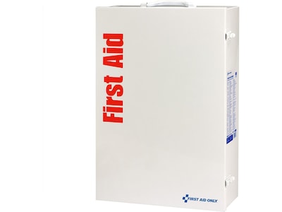 First Aid Only First Aid Cabinet, ANSI Class B, 150 People, 1462 Pieces, White (91341)