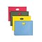 Smead Hanging File Folders, 3 1/2 Expansion, Letter Size, Assorted Colors, 4/Pack (64290)