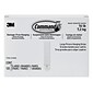 Command Damage Free Large Hanging Strip, 16 lb, White, 120/Pack (17206S120NA)