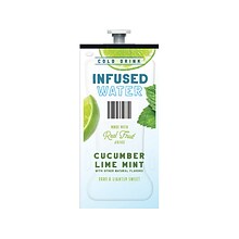 Lavazza Cucumber Lime Mint Infused Water, Flavia Freshpack, 100/Carton (48051)