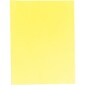 Quill Brand® Brights Multipurpose Paper, 20 lbs., 8.5" x 11", Lemon Yellow, 500 Sheets/Ream (722431)