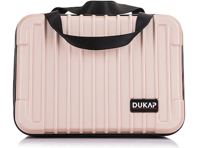 DUKAP Tour Hardside Spinner Toiletry Bag, 12", Champagne (DKTOU00XS-CHA)