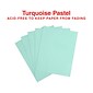 Staples Pastel Colored Copy Paper, 8 1/2" x 11', Turquoise, 500/Ream (14784)